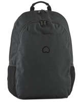 Backpack With 17" Laptop Sleeve Delsey Black esplanade 3942622