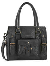 Shopping Bag Vintage Leather Paul marius Black vintage S