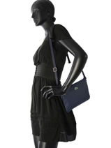 Shoulder Bag L.12.12 Concept Lacoste Blue l.12.12 concept 17WAYPEY-vue-porte