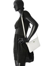 Shoulder Bag L.12.12 Concept Lacoste White l.12.12 concept 17WAYPEY-vue-porte