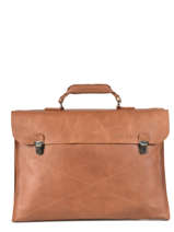 Briefcase Paul marius Brown vintage LUNDI