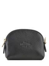 Coin Purse Leather Yves renard Black foulonne 29365