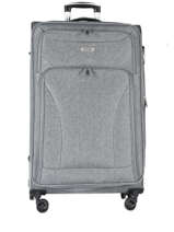 Softside Luggage Snow Travel Gray snow 12208-L