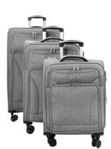 Luggage Set Snow Travel Gray snow 12208LOT