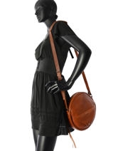 Crossbody Bag Vintage Leather Paul marius Beige vintage ECRIN-vue-porte