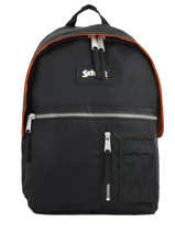 Backpack 1 Compartment Schott Black army 18-62701