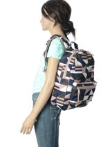 Backpack 1 Compartment Herschel Black youth 10312-vue-porte
