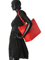 Shoulder Bag L.12.12 Concept Lacoste Red l.12.12 concept 17WAYPGK-vue-porte