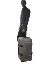 Softside Luggage Authentic Luggage Eastpak Gray authentic luggage K62L-vue-porte