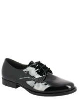 Lace-up shoes in leather-GABOR