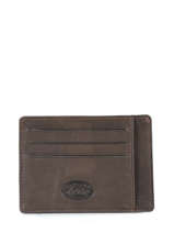 Card Holder Leather Francinel Gray bilbao 47902