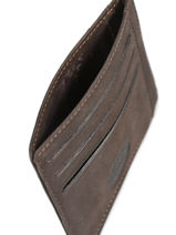 Card Holder Bilbao Leather Francinel Brown bilbao 47902-vue-porte