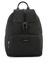 Backpack Lancaster Black basic vernis 514-86