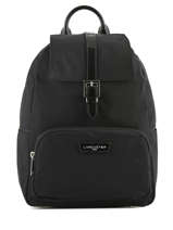 Backpack Lancaster Black basic vernis 514-86
