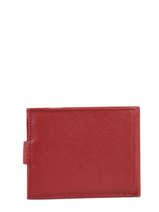 Wallet Leather Hexagona Red confort 461050