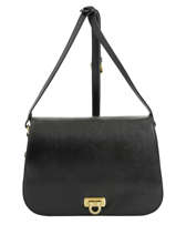 Crossbody Bag Republique Leather Hexagona Black republique 111806
