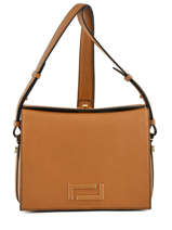Shoulder Bag Pia Leather Lancel Brown pia A08323