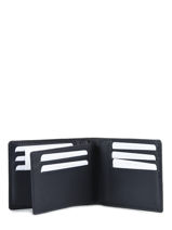 Wallet Foulonne Leather Yves renard Blue foulonne 2374-vue-porte