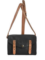 Leather Crossbody Bag Mini Indispensable Paul marius Black vintage MINI