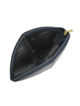 Coin Purse Leather Yves renard Blue foulonne 29367-vue-porte