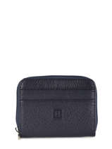 Leather Card Holder Confort Hexagona Blue confort 463042