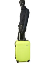 Hardside Luggage Madrid Travel Yellow madrid IG1701-M-vue-porte