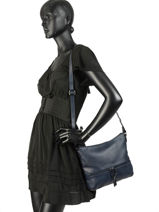 Sac Bandouli�re Gracieuse Hexagona Bleu gracieuse 315314-vue-porte