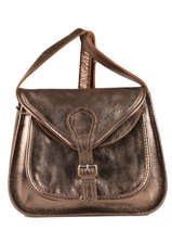 Crossbody Bag Vintage Leather Paul marius Brown vintage BESACE
