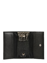 Keychain Leather Hexagona Black confort 460609-vue-porte