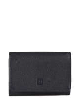 Wallet Leather Hexagona Blue confort 467627