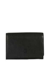 Wallet Leather Hexagona Black confort 467627
