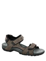 Brice grizzly sandals in leather-MEPHISTO