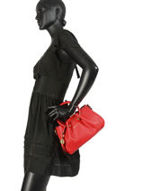 Sac Bandoulire Gretel Ted lapidus Rouge gretel TLAU8923-vue-porte