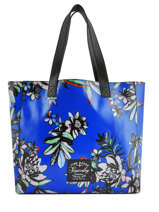 Elaina Print Shopping Bag Superdry Blue women bags G91107MT