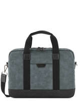 1 Compartment Business Bag With 15" Laptop Sleeve Hexagona Blue journey 936032