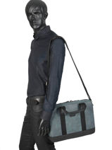 1 Compartment Business Bag With 15" Laptop Sleeve Hexagona Black journey 936032-vue-porte
