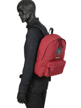 Backpack 1 Compartment Napapijri Red geographic NOYGOS-vue-porte