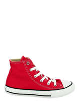 Sneakers youth chuck taylor all star hi red-CONVERSE