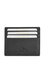 Card Holder Leather Yves renard Black foulonne 232