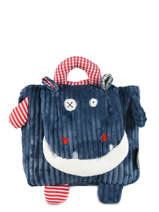 Mini Backpack Globe Trotoys Les deglingos Blue globe trotoys 350