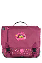 Schoolbag 2 Compartments Eggmania by ddp Violet egg-xquise DDP42308