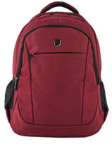 Backpack 2 Compartments Miniprix Red fac FN86137