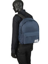 Backpack 1 Compartment Herschel Blue classics 10753-vue-porte