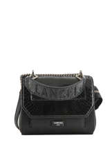 Mini Sac Bandouli�re S Ninon Python Lancel Noir ninon A09369