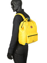 Customisable Backpack Adventurer Medium Cabaia Multicolor adventurer BAGS-vue-porte