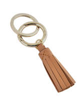 Key Holder Charms Leather Lancel Brown charms A09710