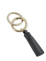 Key Holder Charms Leather Lancel Black charms A09710