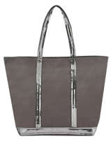 Large Zipped Shoulder Bag Le Cabas Sequins Vanessa bruno Gray cabas 1V40409