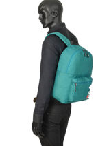 Backpack 1 Compartment Fila Green 600d 685005-vue-porte