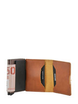 Leather Twin Original Card Holder 2 Compartments Secrid Black original TO-vue-porte